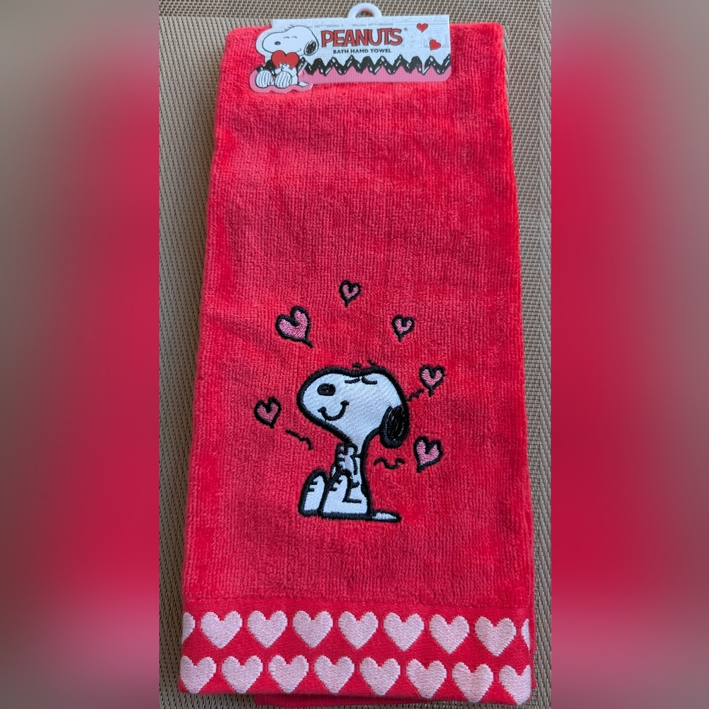 PEANUTS ❤️ VALENTINE HAND TOWEL